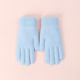 thumbnail image 2 of Knitted Gloves Winter with Fleece Thread Outdoor Windproof and Cold Warm Gloves, 2 of 3