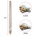 thumbnail image 2 of HOARBOEG Clip-In Braiding Hair Extensions Braiding Extensions With Hair Clip 22 Inches Clearance Sale, 2 of 2