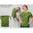 thumbnail image 5 of oneOone Rayon Green Fabric Tropical Leaf Fabric For Sewing Printed Craft Fabric By The Yard 56 Inch Wide, 5 of 5