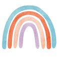 thumbnail image 1 of Lovely Large Rainbow Wall Sticker Kid Room Rainbow Wall Decal Adornment for Home, 1 of 8