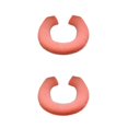 thumbnail image 3 of Thinsony Acrylic Fibers Made Toilet Mat Removable And Fits Most Toilets U Shape Orange 2Set, 3 of 6