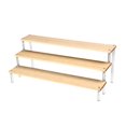 thumbnail image 2 of Clear Acrylic Display Riser Shelf Storage Organizer Jewellery Display 3 Tiers, 2 of 7