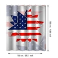 thumbnail image 2 of Shower Curtain with Liner and Hooks Shower Curtain for Bathroom Modern Shower Curtain Universal for All Seasons in Bath Long Shower Curtains Set ，American Flag Pattern with Stars and T, 2 of 8