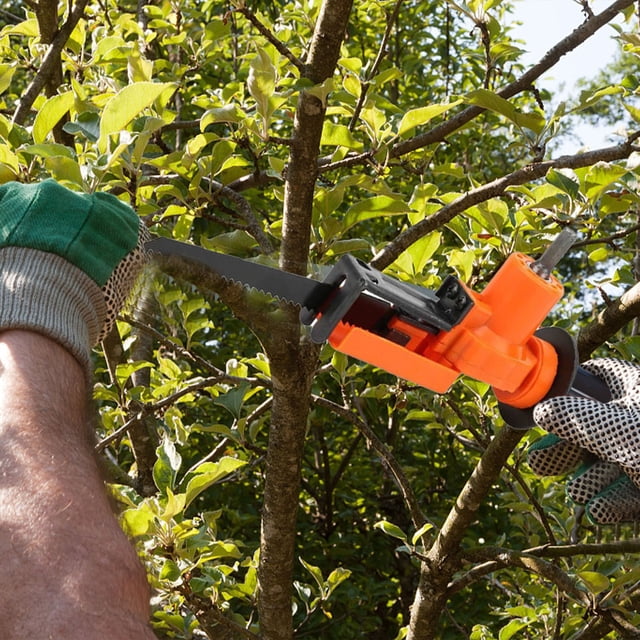 Dvkptbk Conversion Tête de Perceuse Électrique Perceuse Modifiée Scie Électrique Alternative Outil de Scie Domestique Couteau Cheval Scie Perceuse Scie de Tournage Travail du Bois Scie à Bois Outils Ménagers