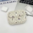 thumbnail image 1 of Cute Cartoon Floral Quilted Coin Purse Mini Canvas Wallet Multi-Functional Storage Bag Women Makeup Lipstick Bags Jewelry Packing Bag, 1 of 4