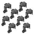 thumbnail image 1 of 8 Pack Boat Bumper Clips, Pontoon Boat Fender Clips Adjusters Boat Square Rail Fender Hanger for Docking, Pontoon Fender Clips for 1 Inch - 1.25 Inch Square Tube, Black, 1 of 4