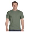 thumbnail image 1 of Hanes T-Shirt Robuste à Col Ras du Cou Sans Étiquette à Plat, Style 5180, 1 of 1