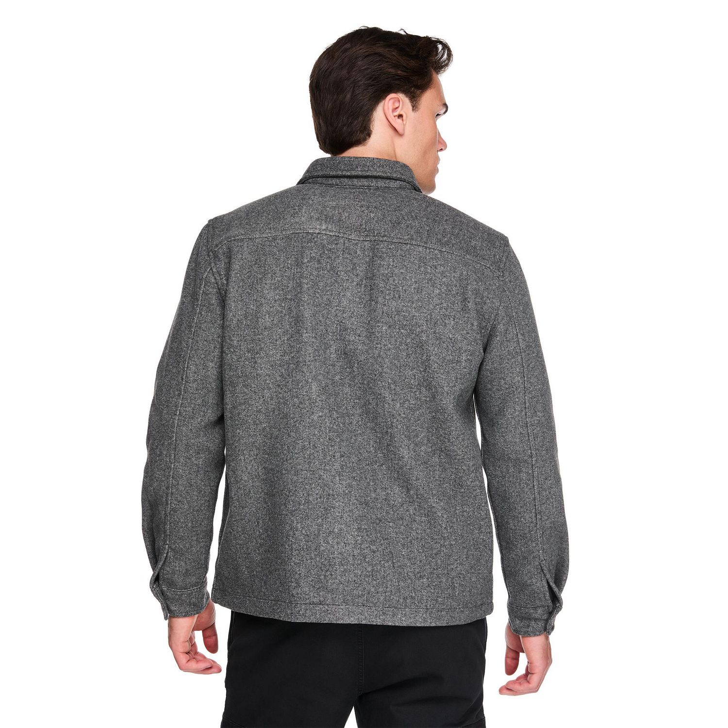 Chemise d’extérieur en flanelle brossée George pour hommes
