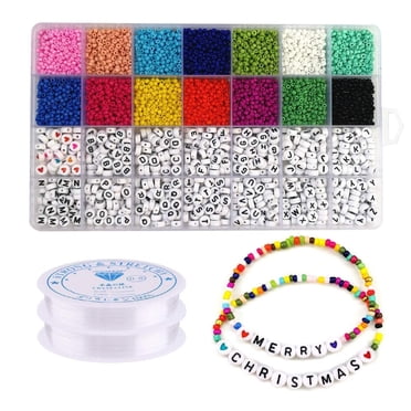 EGNMCR Room Decor Home Decor Colorful Beads 5000pcs/set For Bracelet Jewelry DIY Costume Jewelry DIY beads