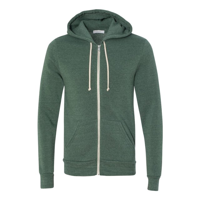 Rocky Eco-Fleece Full-Zip Hooded Sweatshirt, 3XL, Eco True Dusty Pine