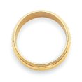 thumbnail image 3 of 14k 3mm Milgrain Half-Round Wedding Band Size 4, 3 of 5