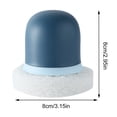 thumbnail image 2 of WHEANG Brosse Éponge pour Casserole de Cuisine avec Manche, Gomme Réutilisable et Lavable, Nettoyant Antirouille, Outil de Retrait de Rouille, Brosse à Récurer pour Évier, Casserole, Vaisselle, Brosse de Nettoyage pour Salle de Bain, 2 of 2