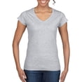 thumbnail image 4 of Gildan Womens Soft V Neck T-Shirt, 4 of 5
