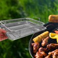 thumbnail image 1 of PENIKOKO 2pcs Crisper Tray for Oven Stainless Steel Frying Tools for Home Cooks, 1 of 7