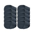 thumbnail image 3 of 10 Pieces Golf Iron Headcovers Iron Protective Cover PU Durable Lightweight Golf S Dark Blue, 3 of 9
