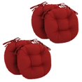 thumbnail image 2 of Coussins de Chaise Ronds Capitonnés en Sergé Uni de 16 Po (Ensemble de 4), 2 of 2