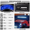 thumbnail image 4 of VOLTZ TOYS 2 Seater Ride On Car, 12V Electric Car for Kids, Electrical Jeep with 2 Seats, Full LED Lights, Parental Remote Control, MP3 Player (Orange), 4 of 8