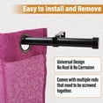 thumbnail image 3 of EIGTHTAIL 3 Pack Curtain Rod Adjustable 60-120 Inch  Expandable Spring Loaded Tension Rods for Window  Bathroom  Cupboard  Kitchen, 3 of 8