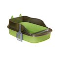 thumbnail image 1 of Milaget Bac à Litière pour Chat Bassin de Lit Bassin de Lit Bac à Litière pour Chaton Toilette pour Chat Plateau à Litière Tamisant Vert, 1 of 1