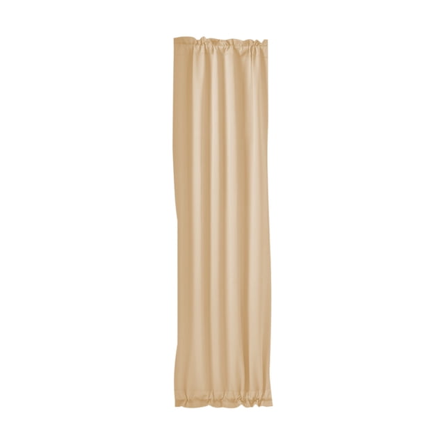 Rbaofujie High-Precision Solid Color French Door Window Curtains Rod-Pocket Design for Sliding Ideal for Window and Doors
