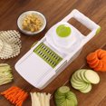 thumbnail image 3 of Fufafayo Vegetable Cutting Machine Multi-Function Shredder, Stainless Steel Kitchen Slicer, Home Food Chopper for Cabbage Carrot Cucumber, Vegetable Cutter Planer for Salad Prep, 3 of 5