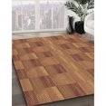 thumbnail image 3 of Ahgly Tapis Rectangulaire Lavable en Machine Intérieur Transitionnel Acajou Brun, 5 Pieds x 7 Pieds, 3 of 7