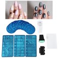 thumbnail image 1 of Qiilu Plaques de Estampage pour Ongles, Ensemble de Plaques de Estampage, Plaques d'Image Professionnelles pour Fleurs et Forêt, Outils de Estampage pour Ongles, 1 of 7