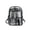 Black, variant on BUTASY Backpack for Women Clear Mini Backpack for Kids Transparent Smoky Black Through Backpack with Mesh Side Pockets Waterproof School Bag for Boys Girls