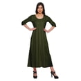 thumbnail image 1 of Moomaya Kurtis Indiennes Unies à Encolure Dégagée pour Femmes, Kurti Prêt-à-Porter, Anarkali, 1 of 5