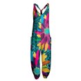 thumbnail image 1 of Innerwin Women's Floral Polyester Jumpsuit, Green, L, 1 of 2