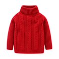 thumbnail image 1 of AAMILIFE Girl's Long Sleeve Soft Knit Mock Turtleneck Slim Fit Pullover Sweater, 1 of 2