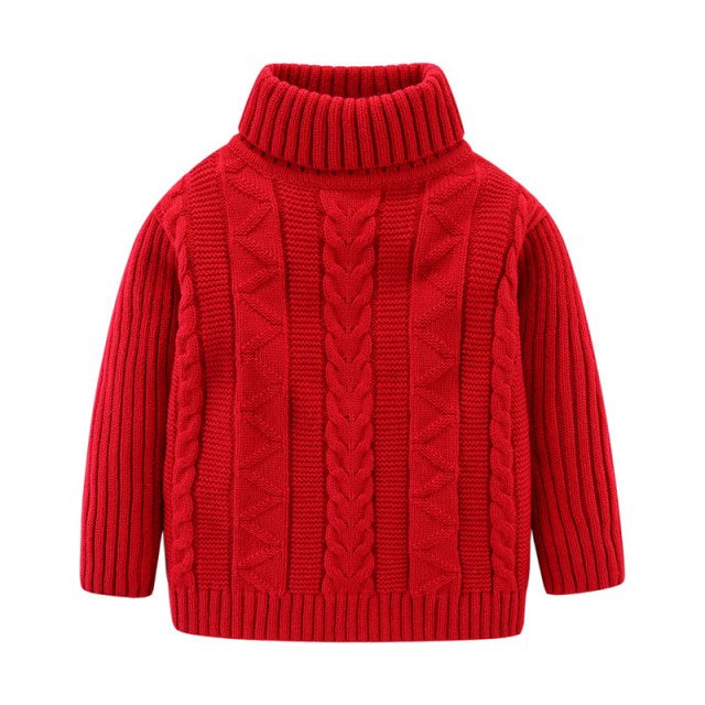 AAMILIFE Girl's Long Sleeve Soft Knit Mock Turtleneck Slim Fit Pullover Sweater