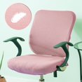 thumbnail image 4 of Housses de Siège de Chaise de Bureau Élastiques Housse de Chaise Extensible Rose, 4 of 8