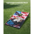 thumbnail image 2 of VEVOR 3x2ft Cornhole Set Portable Corn Hole Toss Game Board Wood 8 Bean Bag Carry Case, 2 of 9