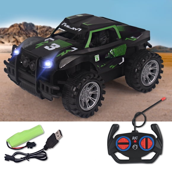 Cadeaux pour Enfants! Fwttom Voiture Télécommandée, Camion Monstre Télécommandé Tout-Terrain Rechargeable à Quatre Voies, Rc Cars pour Garçons de 8 à 12 Ans