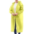 thumbnail image 3 of Weiqiqre Manteau de Pluie pour Femmes avec Capuchon Ponchos de Pluie pour Adultes Imperméable Portable Réutilisable Lot de 5 avec Capuchon à Cordon Restez au Sec avec Style, 3 of 8