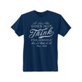 thumbnail image 4 of Hanes Mens Graphic Tee, XL, Oscar Wilde/Navy, 4 of 5