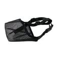 thumbnail image 3 of TISHITA Muzzle for Dog Adjustable Breathable Anti Bite Portable Cage Muzzles Comfortable Black Small, 3 of 7