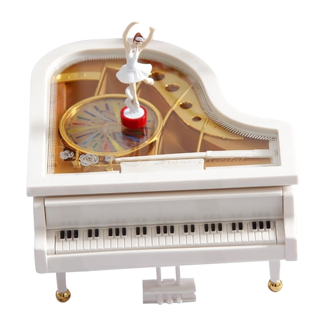 Boîte à Musique Piano Fille Danseuse de Ballet Rotative Cadeau d'Anniversaire de la Saint-Valentin