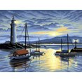 thumbnail image 2 of Peinture a Numero - Coucher de Soleil, 2 of 2