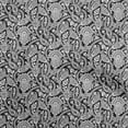 thumbnail image 1 of oneOone Viscose Chiffon Black Fabric Asian Block Sewing Craft Projects Fabric Prints By Yard 42 Inch Wide, 1 of 4