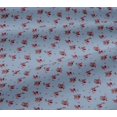 thumbnail image 5 of oneOone Viscose Jersey Fabric Leaves & Flower Floral Printed Craft Fabric BTY 60 Inch Wide, 5 of 5