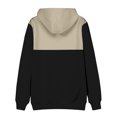 thumbnail image 4 of Yuyuzo Hoodies for Men Fleece Lined Long Sleeve Pullover Hooded Color Block Sweatshirt with Pockets, 4 of 4