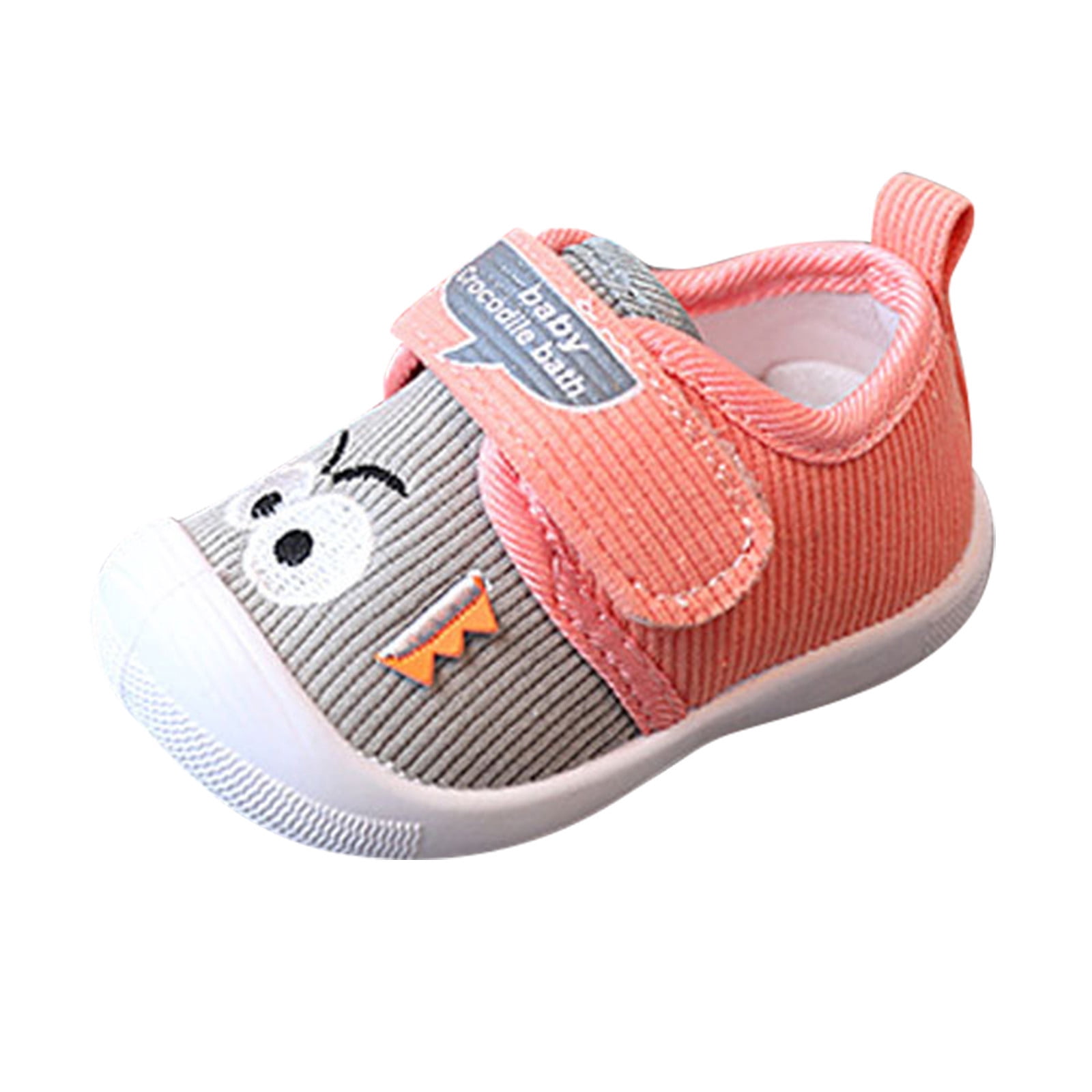 B91xZ Garçons Filles Espadrilles pour Bébé en Mousse à Crochet et Boucle Chaussure de Course, Rose 5