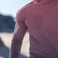 thumbnail image 4 of Handshe Chandail à Capuchon d'Été pour Homme à Imprimé Soleil, Léger et Respirant, Protection Solaire UPF 50+, Manches Longues, pour la Randonnée, la Course et les Activités de Plein Air, Grande Taille, 4 of 5