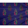 thumbnail image 4 of oneOone Polyester Lycra Feuilles & Imprimé Floral par la Cour 56 Pouces de Large, 4 of 4