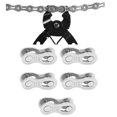 thumbnail image 4 of Bicycle Missing Link Bike Chain Link Reusable Steel Quick Release for 6 7 8 9 10 Speed Chains with 5 Pairs, 4 of 7