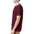 thumbnail image 4 of Hanes Mens ComfortSoft 4-Pack Crewneck T-Shirts, M, Maroon, 4 of 4