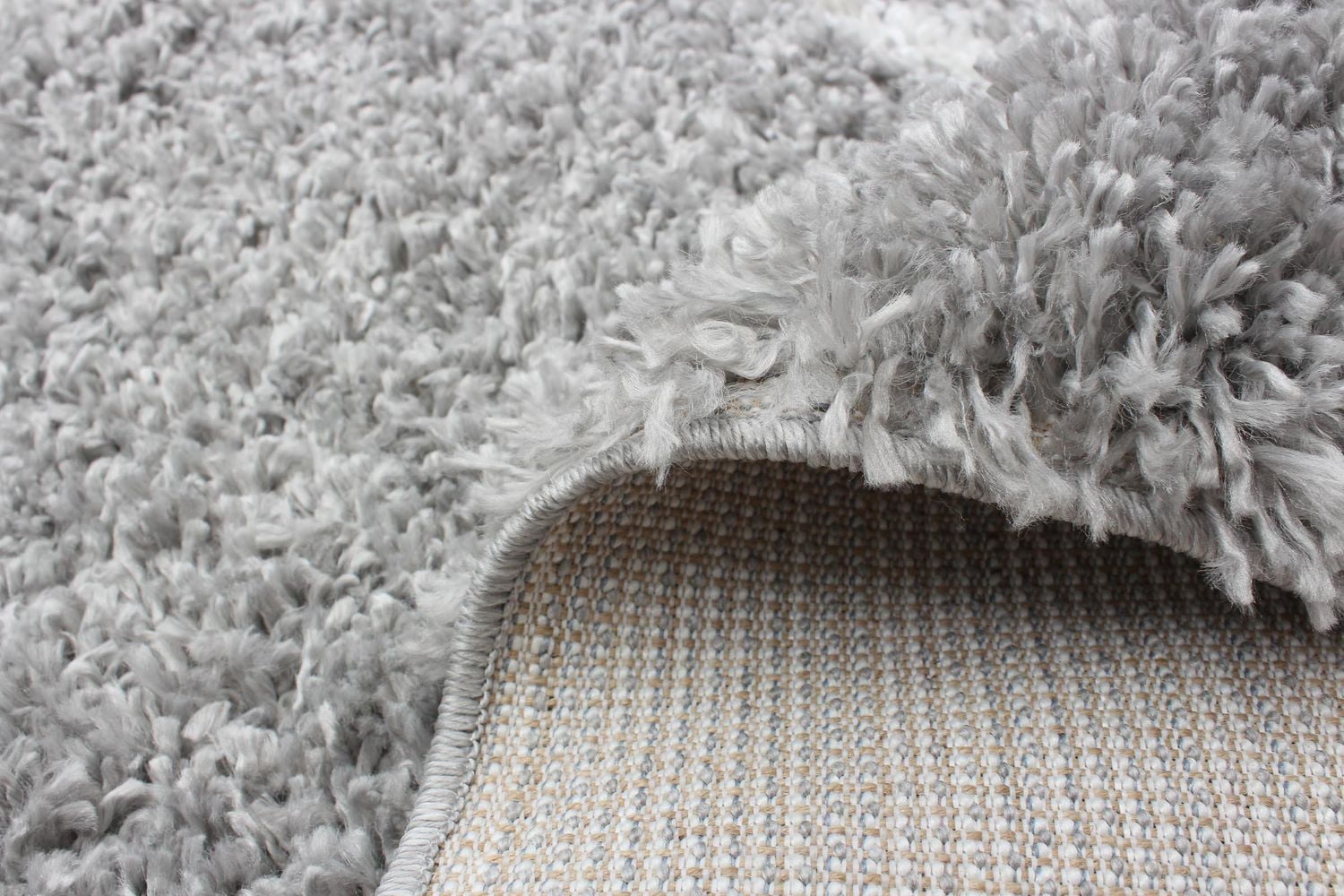 Tapis ECARPET Super Doux pour le Salon et la Chambre Grammercy Losange Gris