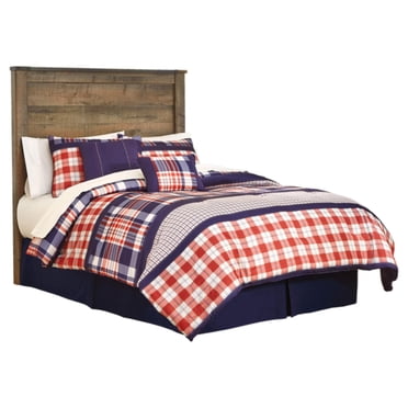 Ashley Furniture Trinell Wood Full Panel Headboard in Brown